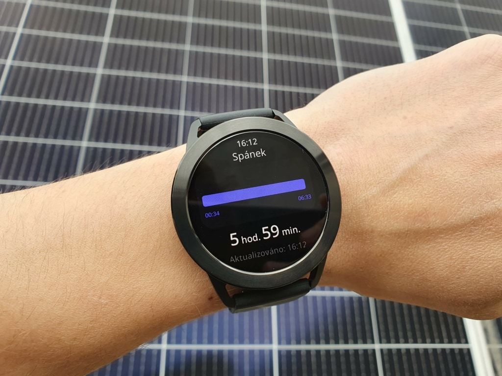 Die Uhr schätzt die Schlafdauer recht genau