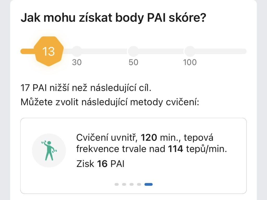 Persönlicher Aktivitätsindex