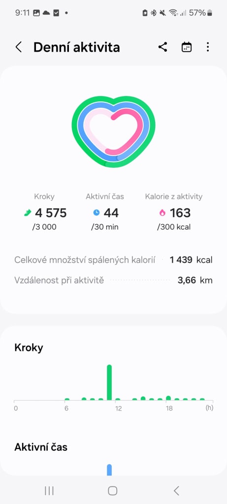 Tägliche Aktivität