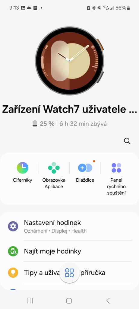 Einstellungen der Uhr