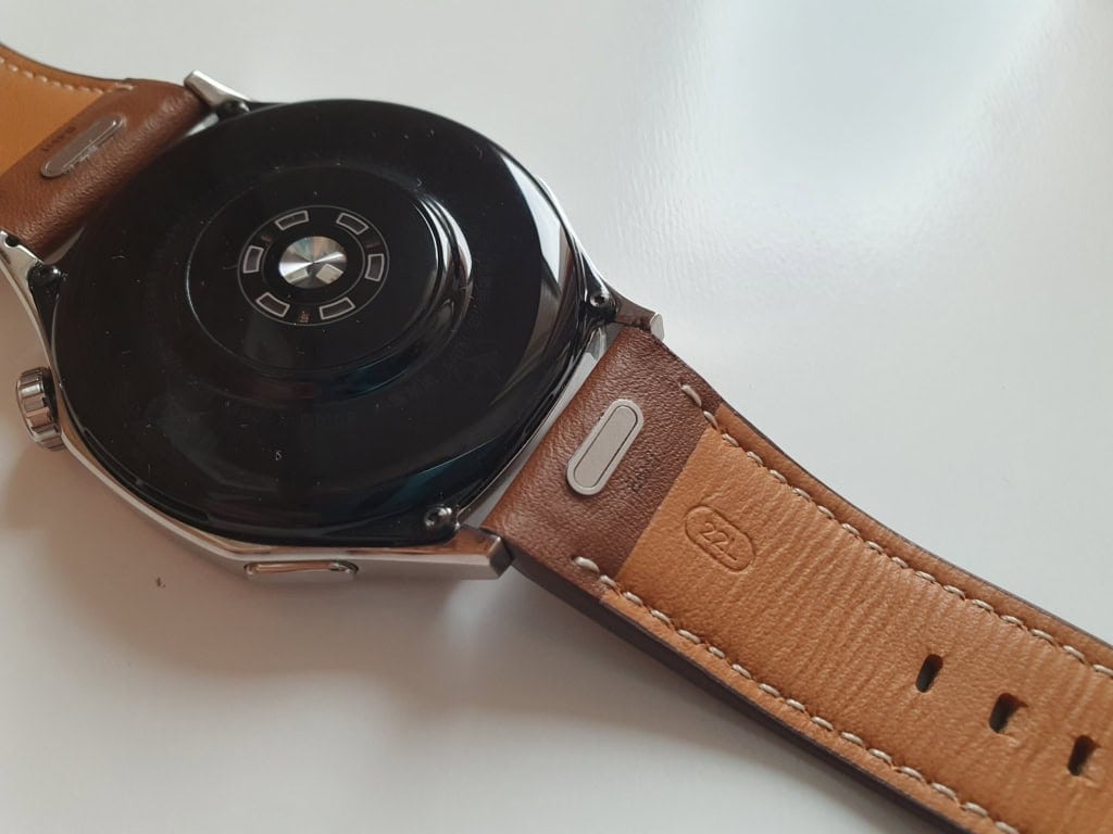 Das Lederband ist elegant, aber nicht sportlich